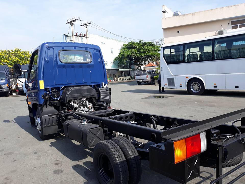 Hyundai Mighty  N250   2019 - Bán xe Hyundai New Mighty N250 vào TP 2019, màu xanh lam, nhập khẩu