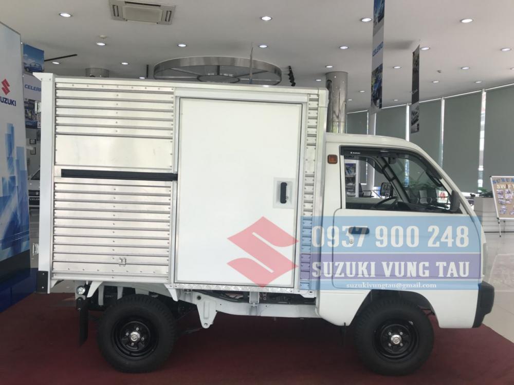 Suzuki Super Carry Truck 2018 - Bán Carry Truck 490kg thùng kín cửa trượt - chạy được "giờ cấm"