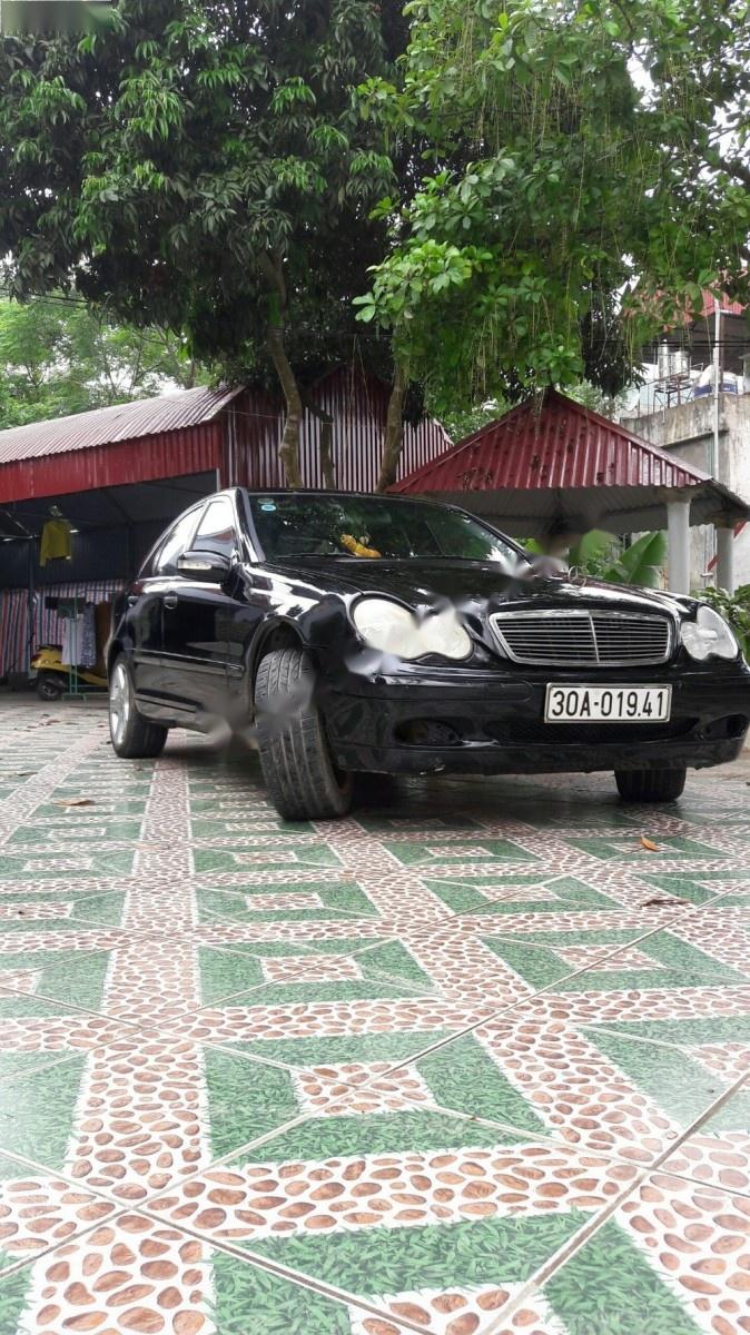 Mercedes-Benz C class C180 Classic 2002 - Bán xe Mercedes C180 đời 2002, màu đen, nhập khẩu