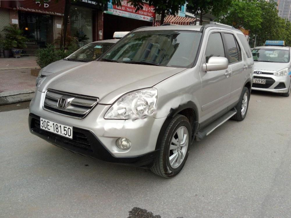 Honda CR V 2.4AT 2003 - Cần bán gấp Honda CR V 2.4AT năm sản xuất 2003, màu bạc, xe nhập