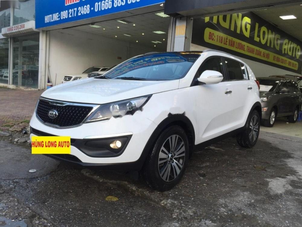 Kia Sportage 2.0AT 2014 - Bán Kia Sportage 2.0AT đời 2014, màu trắng, nhập khẩu nguyên chiếc, giá 695tr