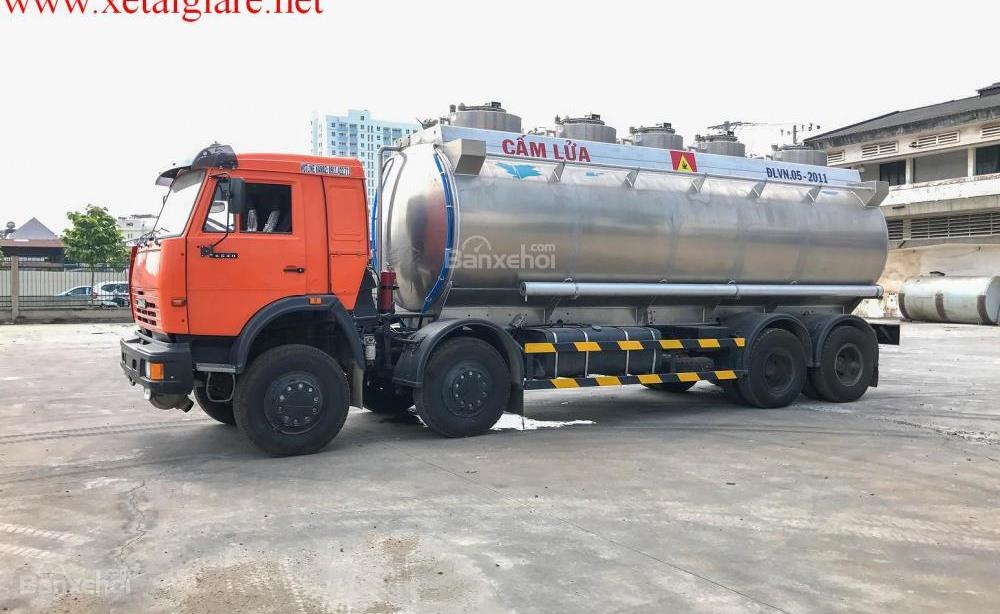 JAC 2016 - Bán xe bồn xăng dầu Kamaz 6540 Long (8x4) 23 khối đảm bảo an toàn. Vì sao nên chọn?