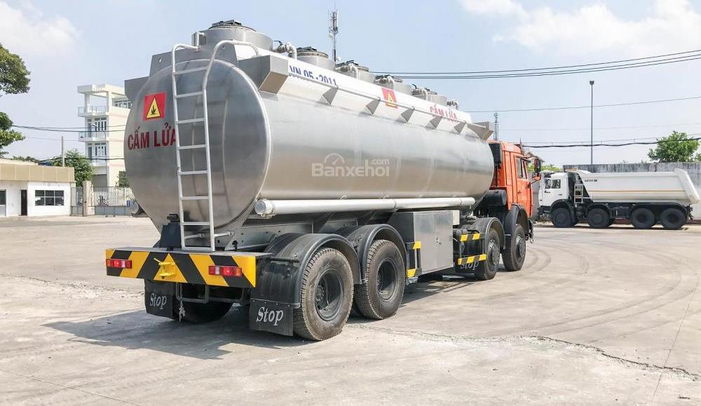 JAC 2016 - Bán xe bồn xăng dầu Kamaz 6540 Long (8x4) 23 khối đảm bảo an toàn. Vì sao nên chọn?