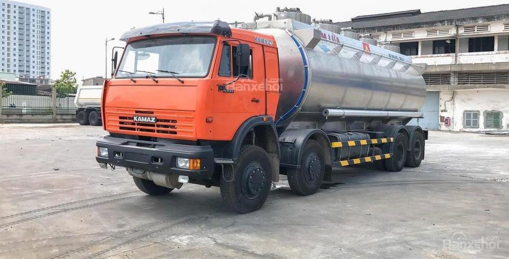 JAC 2016 - Bán xe bồn xăng dầu Kamaz 6540 Long (8x4) 23 khối đảm bảo an toàn. Vì sao nên chọn?