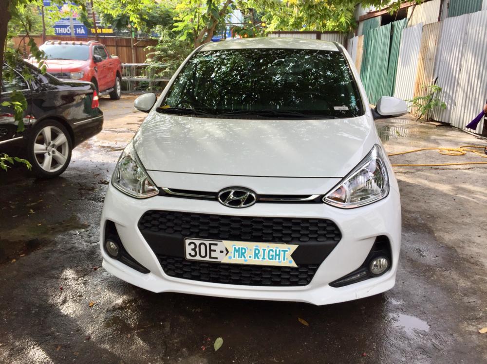 Hyundai Grand i10   1.2 MT 2017 - Mình cần bán xe Hyundai Grand i10 đời 2017 màu trắng rất mới - Hà Nội