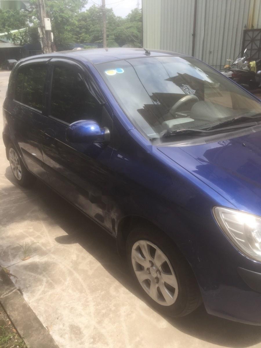 Hyundai Getz 1.1 MT 2010 - Bán Hyundai Getz năm sản xuất 2010, màu xanh lam, xe nhập