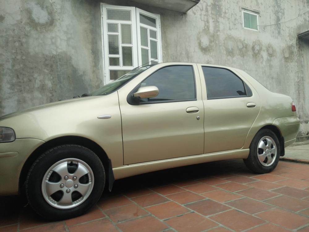 Fiat Albea ELX.1.3 2007 - Bán xe Fiat Albea ELX. 1.3 sản xuất năm 2007, màu vàng, xe nhập