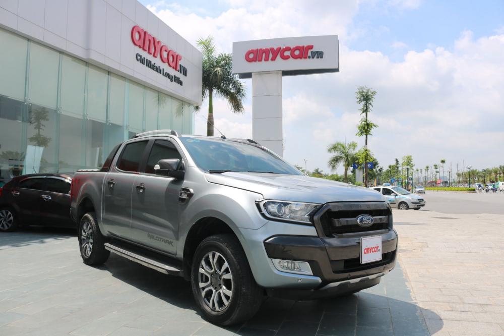 Ford Ranger 3.2L Wildtrak 4x4 AT 2016 - Cần bán Ford Ranger 3.2L Wildtrak 4x4 AT năm sản xuất 2016, màu xám (ghi), nhập khẩu