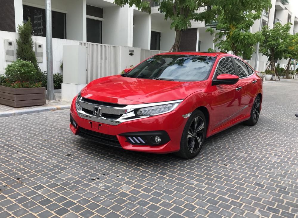 Honda Civic 1.5 Turbo 2017 - Bán Honda Civic 1.5 Turbo năm 2017, màu đỏ, nhập khẩu