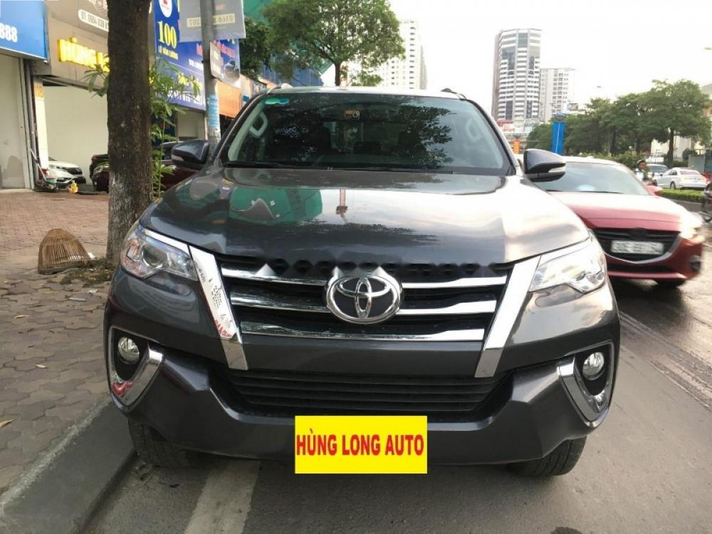 Toyota Fortuner 2.7V 2017 - Bán Toyota Fortuner 2.7V năm 2017, màu xám, xe nhập