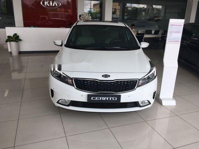 Kia Cerato   SMT 2018 - Bán ô tô Kia Cerato SMT sản xuất 2018, màu trắng, giá tốt