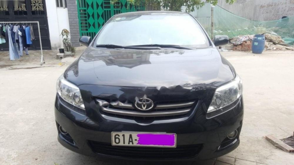 Toyota Corolla XLi 1.6 2009 - Cần bán xe Toyota Corolla XLi 1.6 năm sản xuất 2009, màu đen, xe nhập 