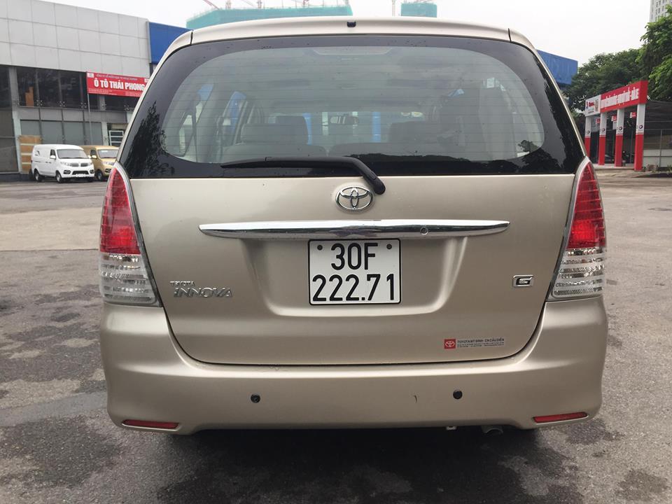 Toyota Innova 2.0 G 2012 - Xe gia đình Toyota Innova 2.0 G 2012 1 chủ sử dụng