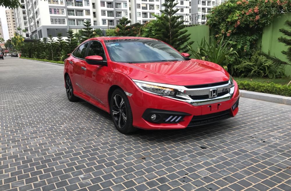 Honda Civic 1.5 Turbo 2017 - Bán Honda Civic 1.5 Turbo năm 2017, màu đỏ, nhập khẩu