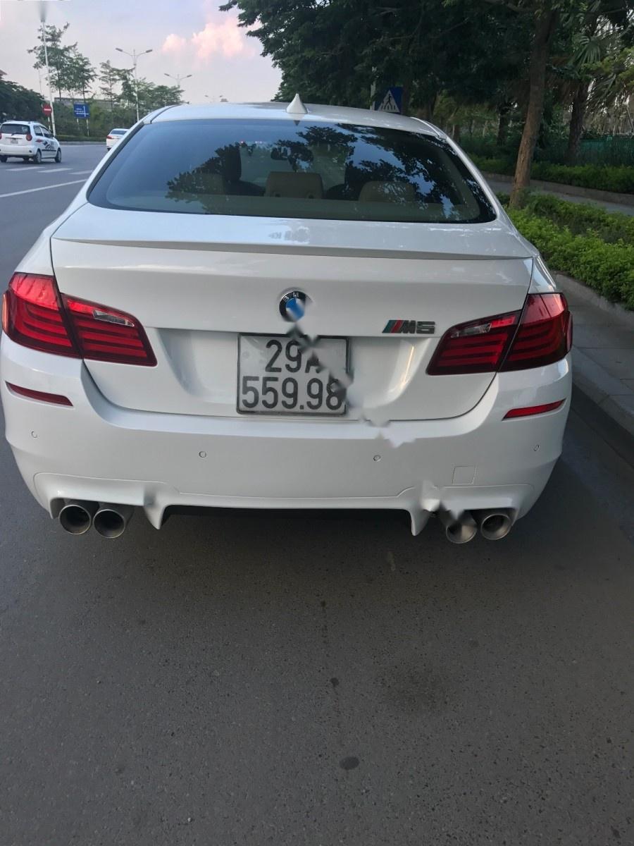 BMW 5 Series 523i 2010 - Cần bán xe BMW 5 Series 523i đời 2010, màu trắng, nhập khẩu như mới 