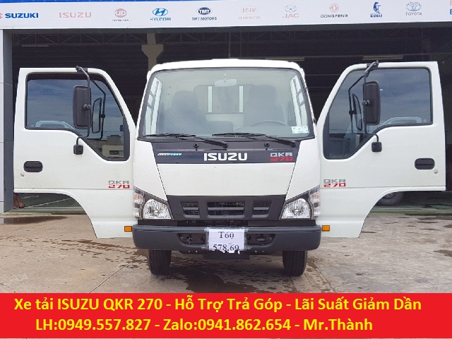 Isuzu QKR  270 2018 - Cần bán Isuzu QKR 2018 sản xuất năm 2018, màu trắng, đại lý ôtô Tây Đô