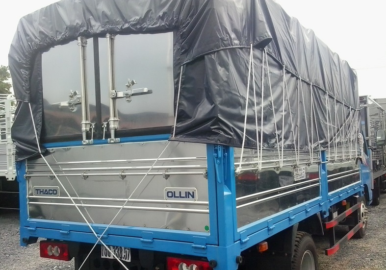 Thaco OLLIN 700C 2017 - Bán xe Thaco Ollin 7 tấn  đời 2017, màu xanh lam, thùng mui bạt