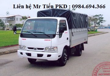 Kia K3000S 1400 kg 2018 - Bán xe tải Thaco Kia 1.4 tấn, đủ các loại thùng bạt, kín, thủ tục nhanh gọn, hỗ trợ giá tốt