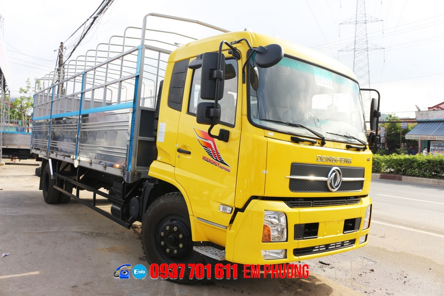 JRD 2018 - Xe tải Dongfeng B170 9T35 thùng dài 7m51 nhập khẩu giá rẻ trả góp 80%