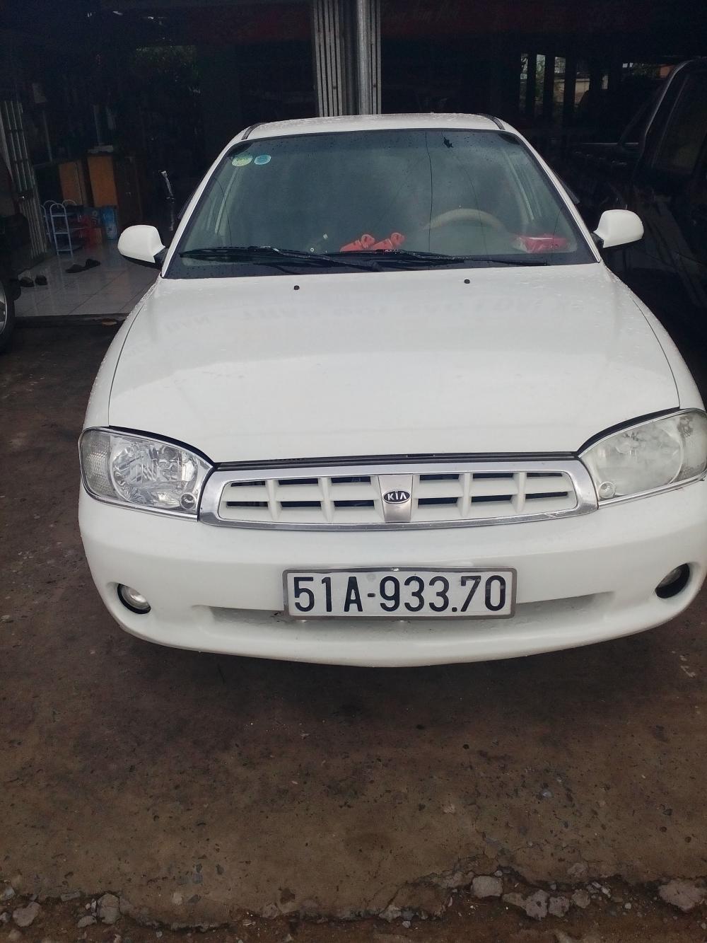 Kia Spectra 2003 - Bán ô tô Kia Spectra đăng ký lần đầu 2003, màu trắng xe gia đình, 115 triệu