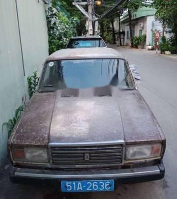 Lada 2107   1990 - Bán xe cổ Lada 2107 sản xuất năm 1990, màu nâu