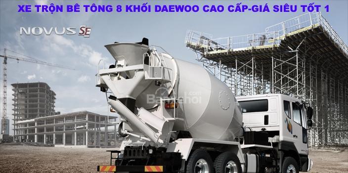 Daewoo Novus 2018 - Bán xe trộn bê tông Daewoo nhập khẩu Hàn Quốc, giá tốt nhất, xe giao ngay