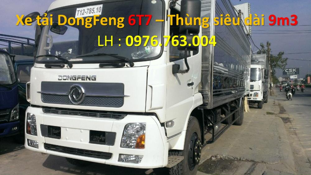 Xe tải Xetải khác 2017 - Xe tải Dongfeng 6.7 tấn là dòng xe thùng kín được nhập khẩu nguyên chiếc