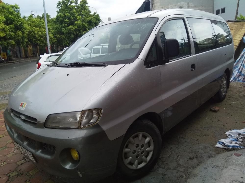 Hyundai Starex   1999 - Bán ô tô Hyundai Starex bán tải 3 chỗ sản xuất 1999, màu bạc máy dầu 80 triệu