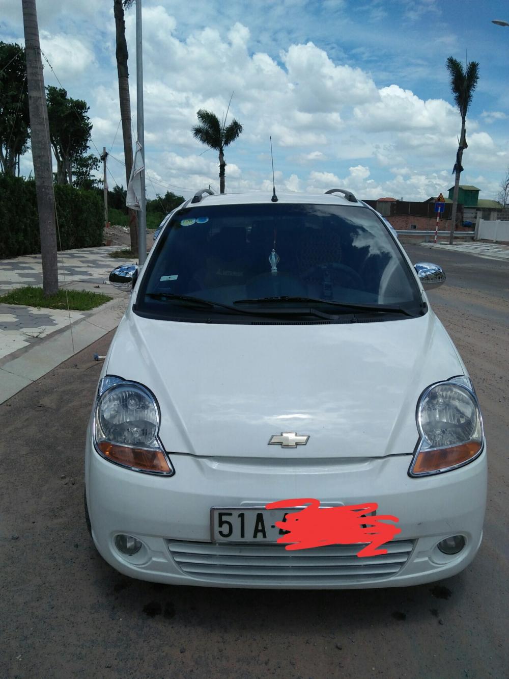 Chevrolet Spark 0.8MT 2009 - Cần bán xe Chevrolet Spark 08. MT đời 2009, màu trắng