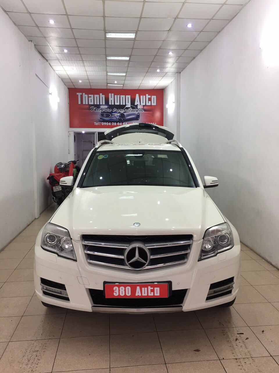 Mercedes-Benz GLK Class GLK300 2009 - Bán xe Mercedes GLK300 2009 màu trắng, xe cực đẹp, giá tốt