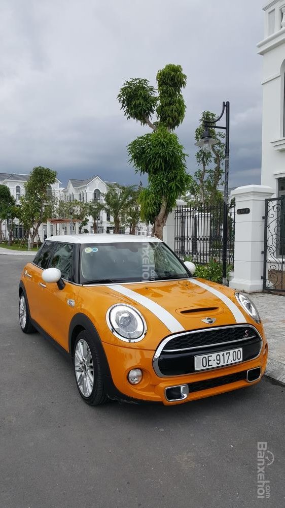 Mini Cooper   S 2015 - Bán xe Mini Cooper S đời 2015, màu vàng, nhập khẩu nguyên chiếc