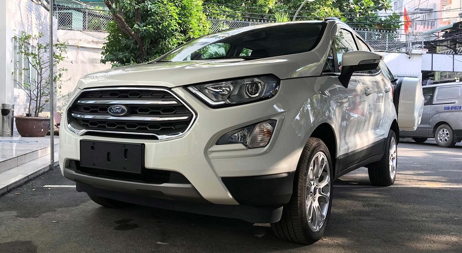 Ford EcoSport 2018 - Bán ô tô Ford EcoSport đời 2018, màu trắng, giá 593tr