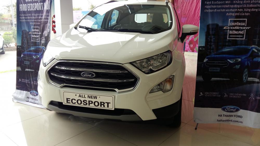 Ford EcoSport 1.5 titanium   2018 - Bán ô tô Ford Escort 1.5 Titanium đời 2018, màu trắng, giá chỉ 640 triệu