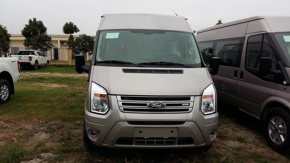 Ford Transit SVP 2018 2017 - Bán xe du lịch 16 chỗ Ford Transit 2018, phụ kiện: Sàn gỗ, bọc trần 5d, gập ghế,... LH: 0918889278