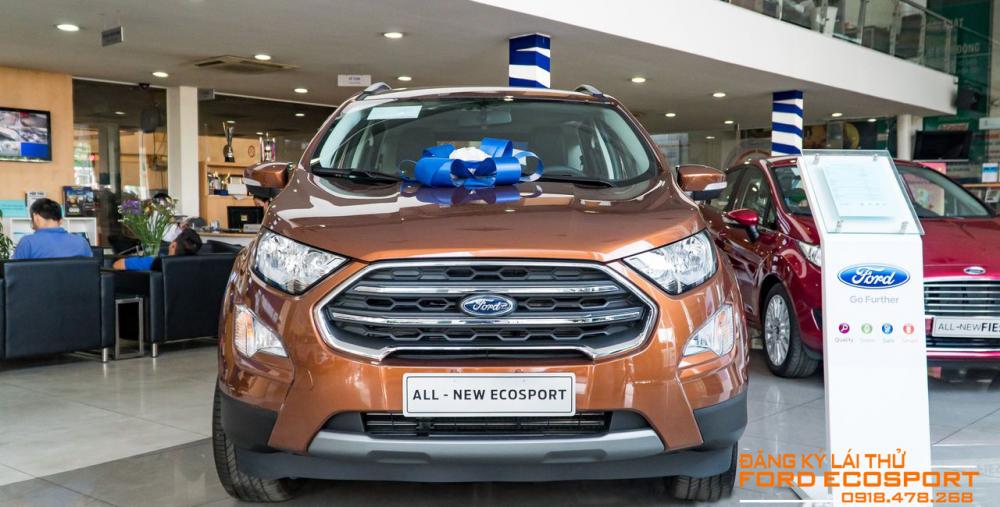 Ford EcoSport Titanium 2018 - Cần bán Ford EcoSport Titanium đời 2018, màu nâu giá cạnh tranh