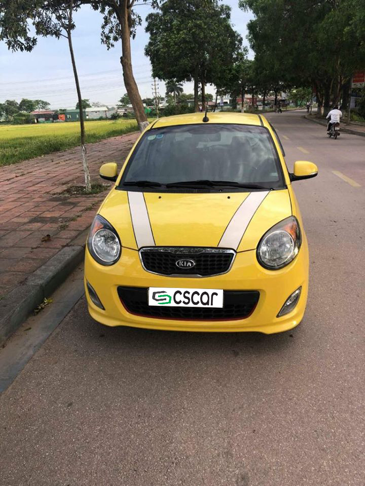 Kia Morning SLX 2010 - Bán xe Kia Morning SLX sản xuất 2010, màu vàng, nhập khẩu nguyên chiếc