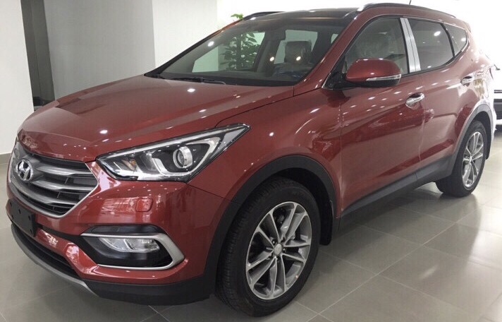 Hyundai Santa Fe 2018 - Bán Santafe máy xăng, bản đặc biệt, màu đỏ cực cá tính, có xe giao ngay, lh 01668077675