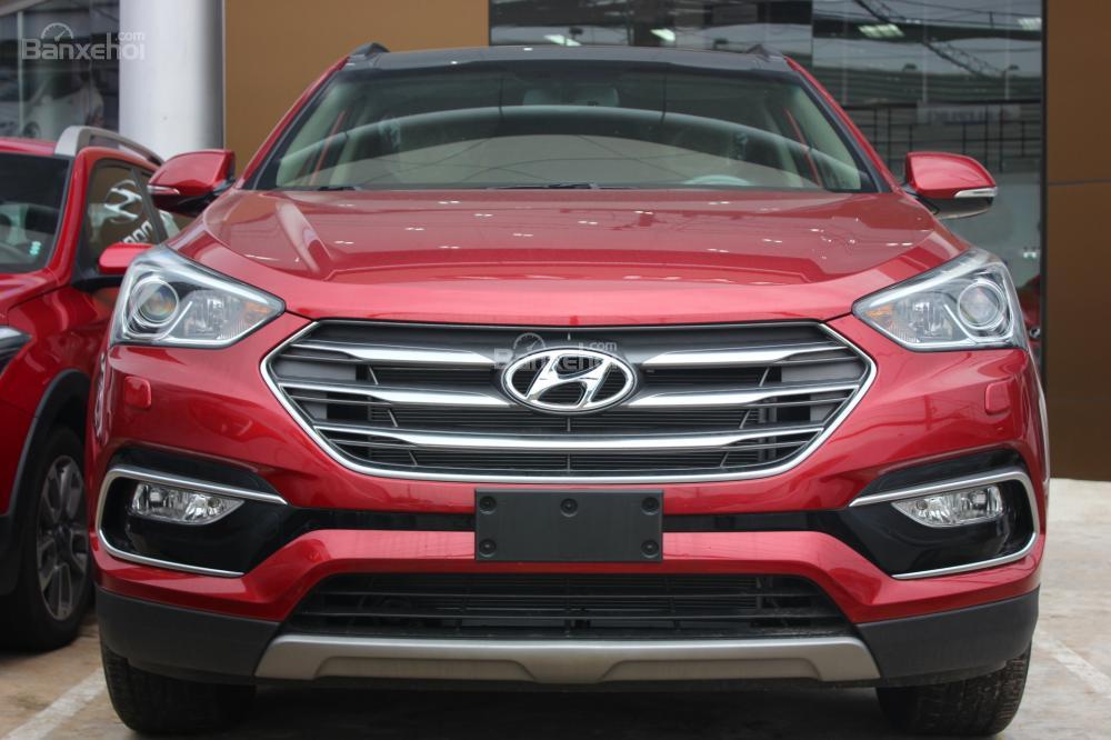 Hyundai Santa Fe 2018 - Bán Santafe máy xăng, bản đặc biệt, màu đỏ cực cá tính, có xe giao ngay, lh 01668077675