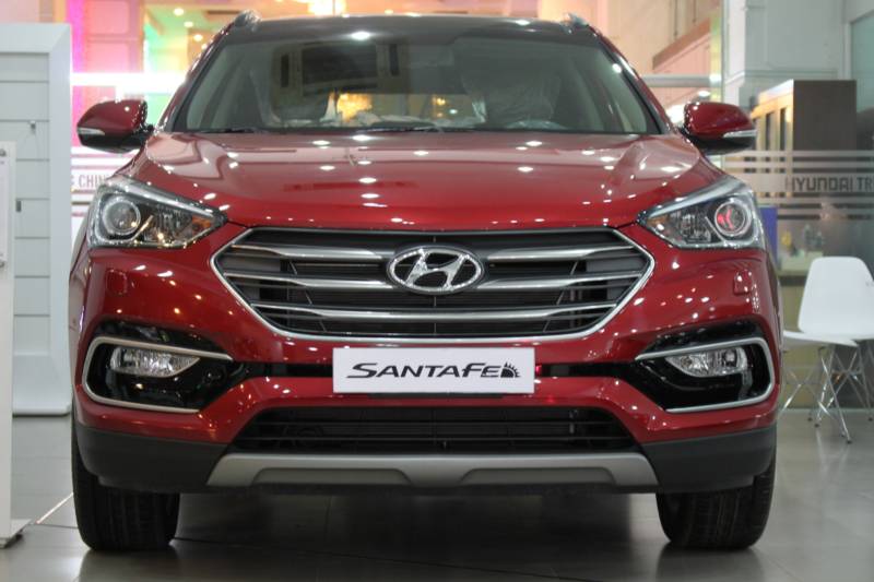 Hyundai Santa Fe 2018 - Bán Santafe máy xăng, bản đặc biệt, màu đỏ cực cá tính, có xe giao ngay, lh 01668077675