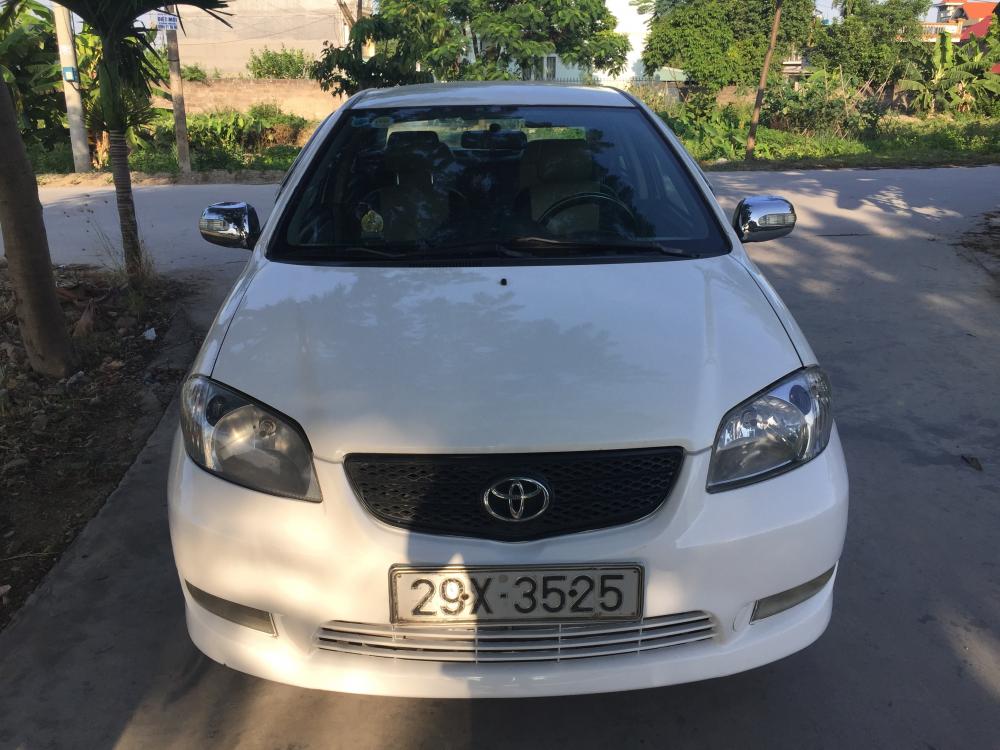 Toyota Vios 2005 - Bán xe Toyota Vios 2005 màu trắng, số sàn giá 160 triệu