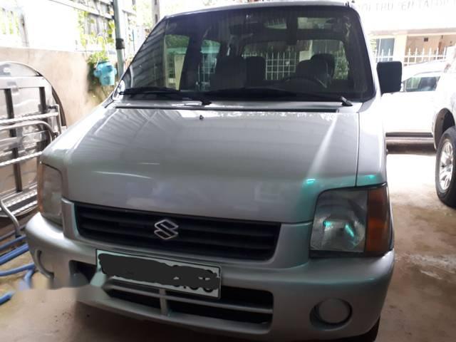 Suzuki Wagon R  + 2003 - Bán Suzuki Wagon R + sản xuất năm 2003, màu bạc 