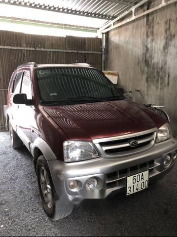 Daihatsu Terios 2005 - Gia đình bán xe Daihatsu Terios đời 2005, màu đỏ