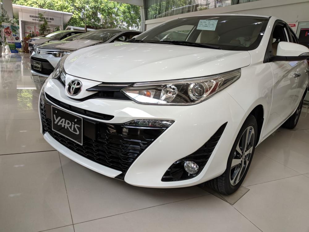 Toyota Yaris 1.5G 2018 - Cần bán Toyota Yaris 1.5G đời 2018, màu trắng, nhập khẩu