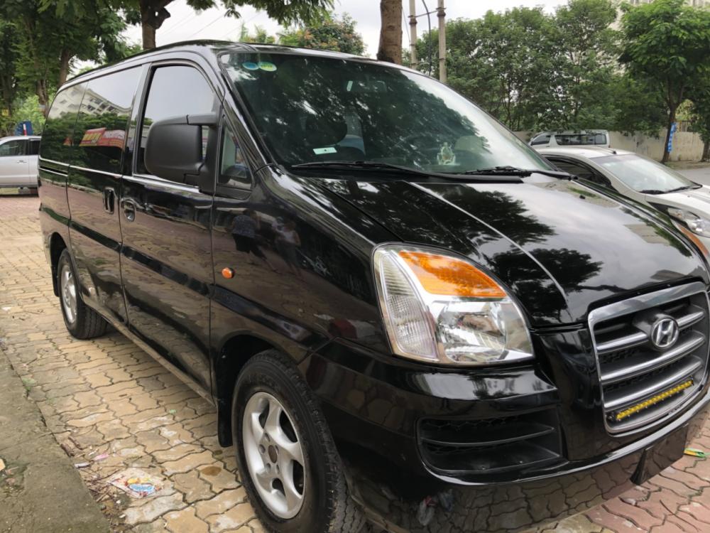 Hyundai Starex GX 2007 - Bán Hyundai Grand Starex 2007 9 chỗ, màu đen, xe nhập