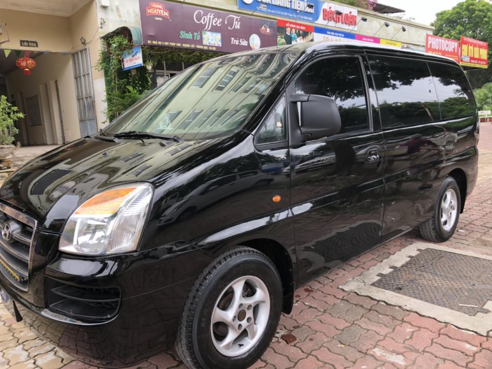 Hyundai Starex GX 2007 - Bán Hyundai Grand Starex 2007 9 chỗ, màu đen, xe nhập