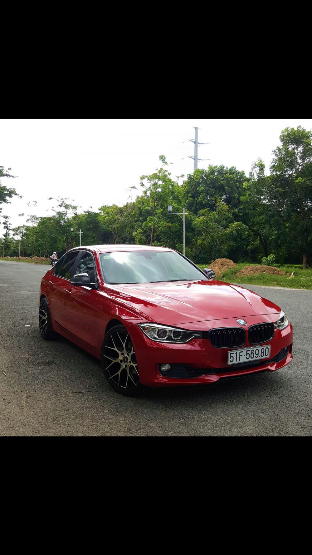 BMW 3 Series 320i  2015 - Bán BMW 3 Series 2015, màu đỏ, nhập khẩu