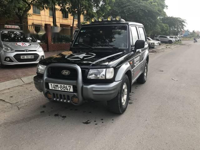 Hyundai Galloper 2003 - Bán ô tô Hyundai Galloper sản xuất năm 2003, màu đen