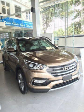 Hyundai Santa Fe 2018 - Cần bán Hyundai Santa Fe sản xuất 2018, màu nâu