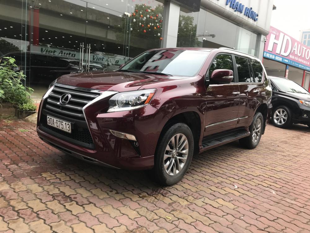 Lexus GX460 Luxury 2015 - Bán Lexus GX460 Luxury xe sản xuất 2015, đk 2015 chính chủ từ đầu, màu đỏ mận