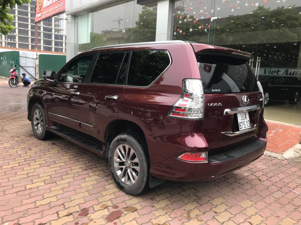 Lexus GX460 Luxury 2015 - Bán Lexus GX460 Luxury xe sản xuất 2015, đk 2015 chính chủ từ đầu, màu đỏ mận